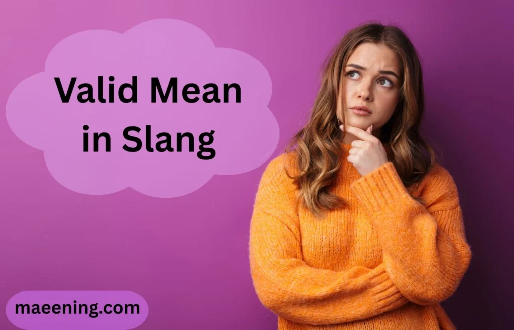 Valid Mean in Slang